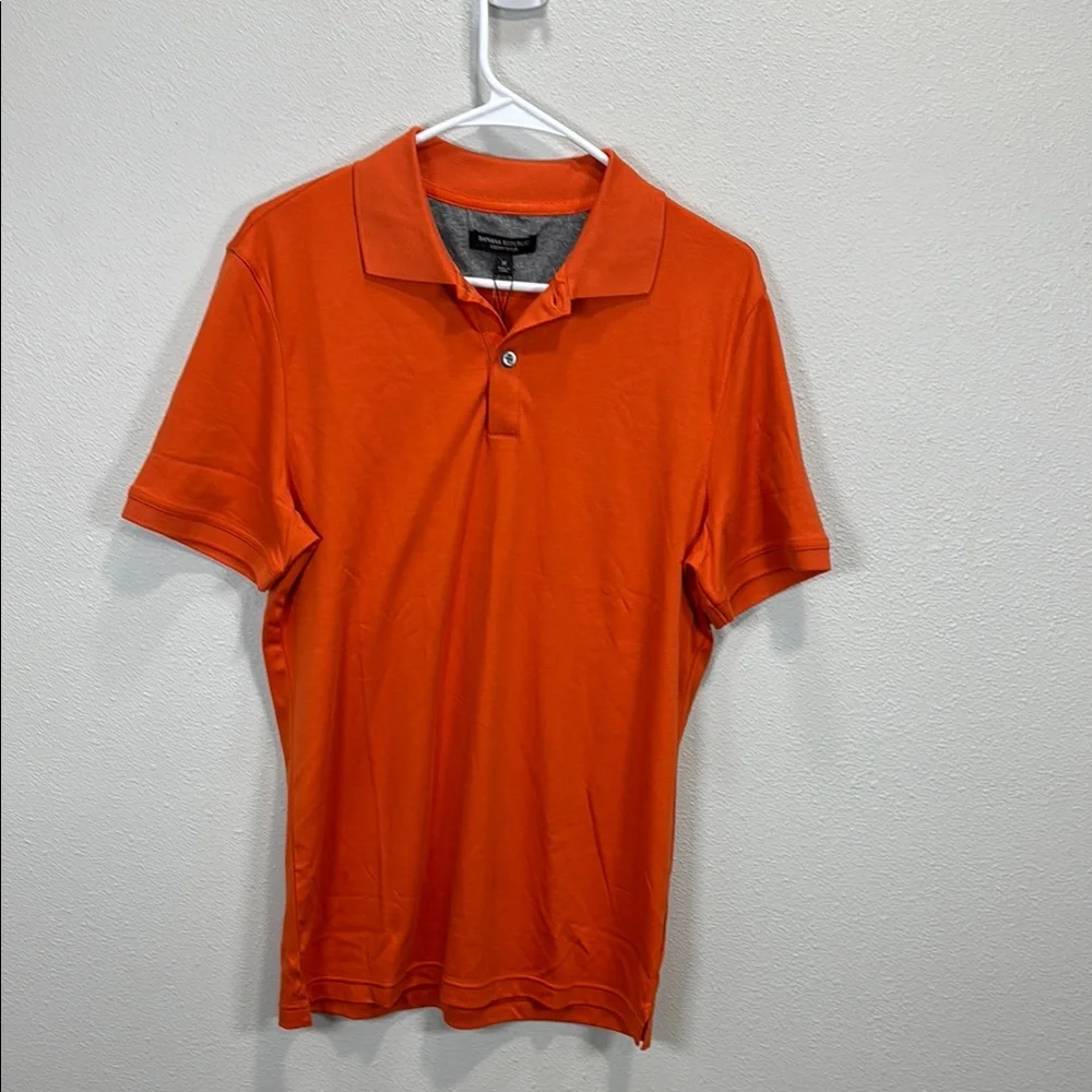 Banana Republic luxury touch Orange Polo Shirt‎ Classic Style